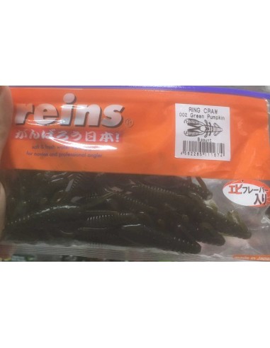Ring Craw color 002 Green Pumpkin, 8pk