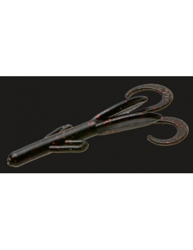 Tiny Brush Hog color negro/purpurina roja