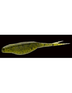 Super Fluke Jr. color watermelon/purpurina negra