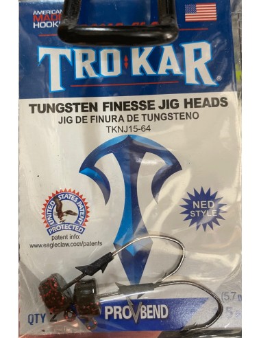 Tungsten Trokar Ned Rig 1/5oz color...