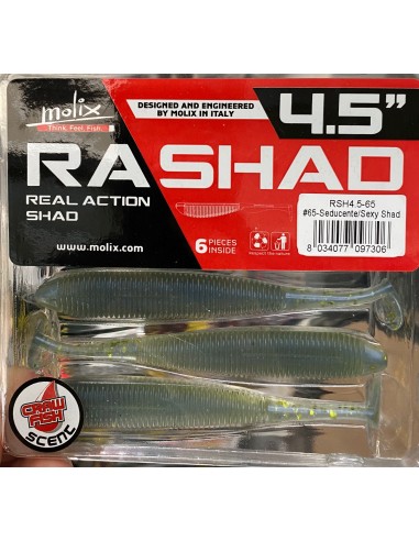 RA Shad 4,5" color 65 Seducente-Sexy...