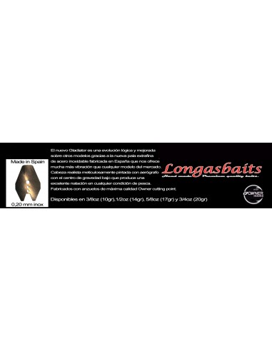 Gladiator 3/8oz (10g) color Alburno...