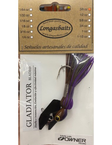 Gladiator 3/8oz (10g) color Brown Purple