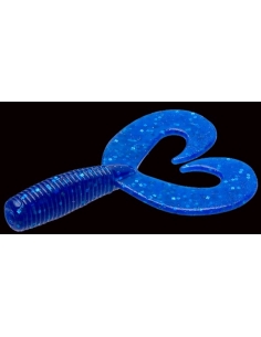Fat Albert Twin Tail Grub color azul zafiro