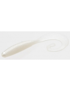 Tab Tail Worm color blanco perla