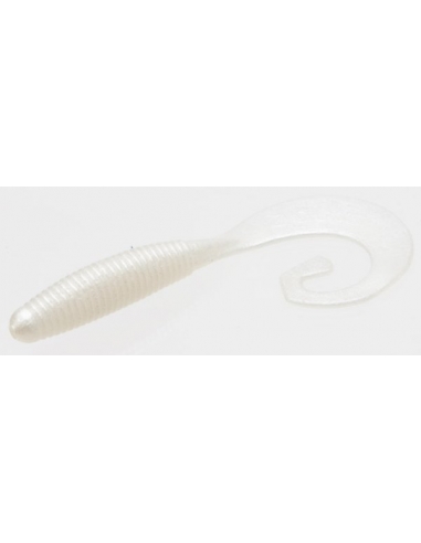 Tab Tail Worm color blanco perla