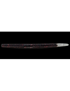 Dinger 4" color Black Neon Silver tail