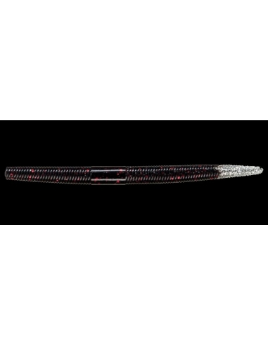 Dinger 4" color Black Neon Silver tail
