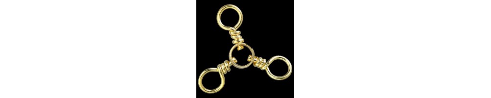 BPS 3-Way Brass Swivel