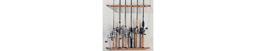 BPS Solid Oak Rod Rack