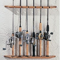 BPS Solid Oak Rod Rack